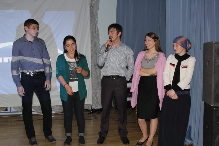 Встреча представителей филиала Фонда содействия развитию карачаево-балкарской молодежи "Эльбрусоид" со студентами педагогического колледжа КБГУ