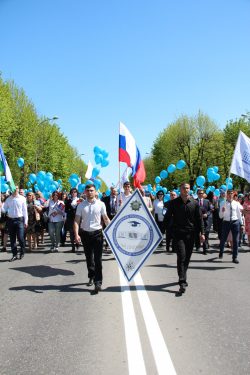 Первомайское шествие КБГУ
