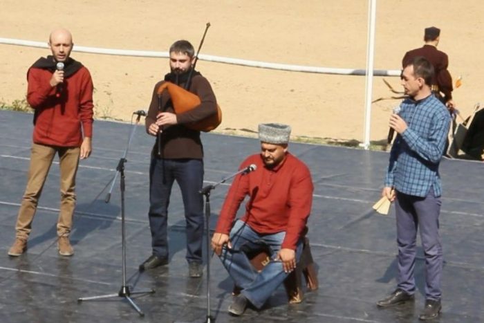 Ансамбль «Хьэгъуэдж» КБГУ выступил на VII Международном фестивале сказителей в Элисте
