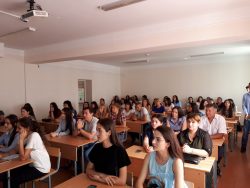 Первокурсники ИППиФСО КБГУ встретились с руководством института и будущими преподавателями