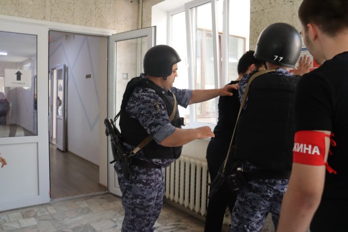 В КБГУ прошли учения по антитеррористической защищенности объекта