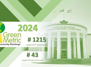 КБГУ вошел в топ-50 российских вузов в мировом рейтинге GreenMetric