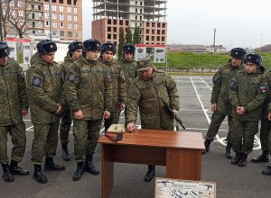 В ВУЦ при КБГУ прошел открытый урок по огневой подготовке