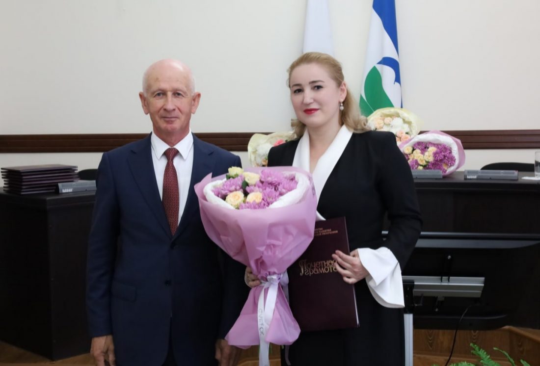 Директор ЦПТИ КБГУ Марьяна Маржохова удостоена Почетной грамоты Министерства экономического развития КБР
