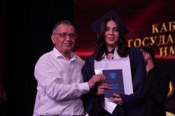 Торжественное вручение дипломов выпускникам института математики и естественных наук Кабардино-Балкарского государственного университета им. Х.М. Бербекова