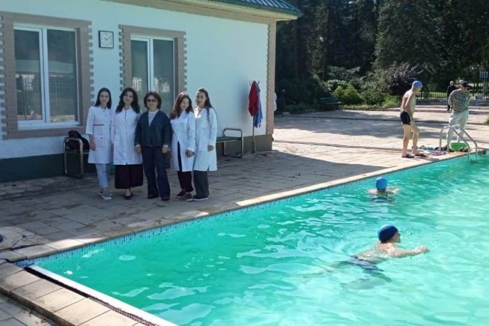 Практическое занятие в санатории «Горный Родник»