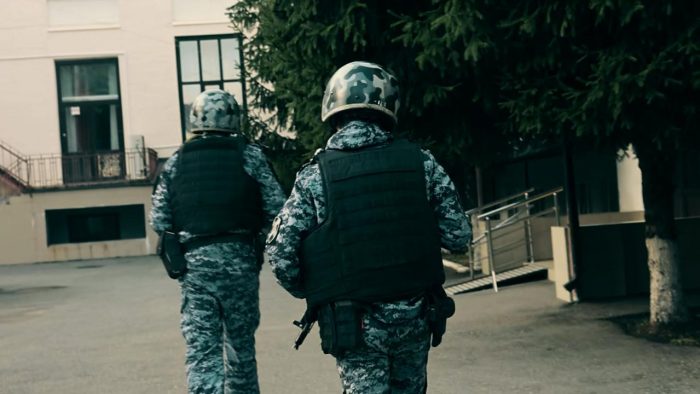 В КБГУ прошли учения по действиям при обнаружении взрывного устройства
