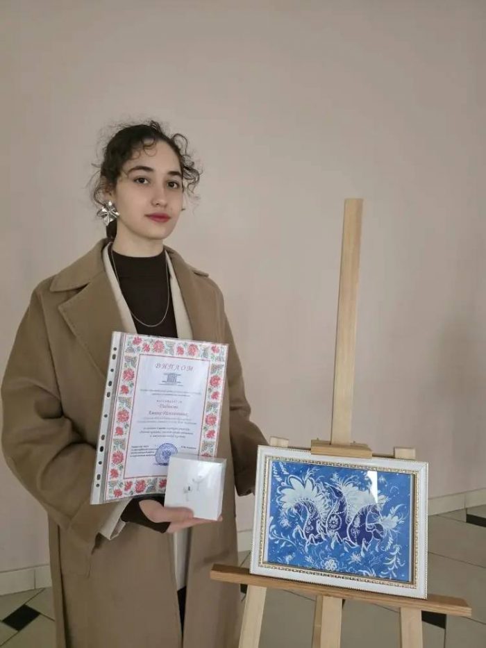 Студентка КИТиЭ КБГУ заняла первое место в конкурсе рисунков «Дивные кружева»