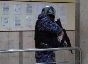 В КБГУ прошли учения по действиям при совершении преступления в форме вооруженного нападения