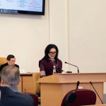 Начальник управления СПО КБГУ Мадина Таова на заседании Общественной палаты КБР рассказала о реализации нацпроекта «Молодежь и дети»