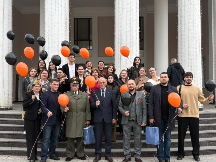 В Институте менеджмента, туризма и индустрии гостеприимства КБГУ прошло торжественное военно-патриотическое мероприятие «Поклон вам, ветераны», посвященное 81-й годовщине Победы в Великой Отечественной войны пр поддержке Местного отделения Всероссийской политической партии «ЕДИНАЯ РОССИЯ» г.о. Нальчик