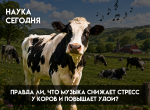 Правда ли, что музыка снижает стресс у коров и повышает удои? Рассказывают ученые КБГУ